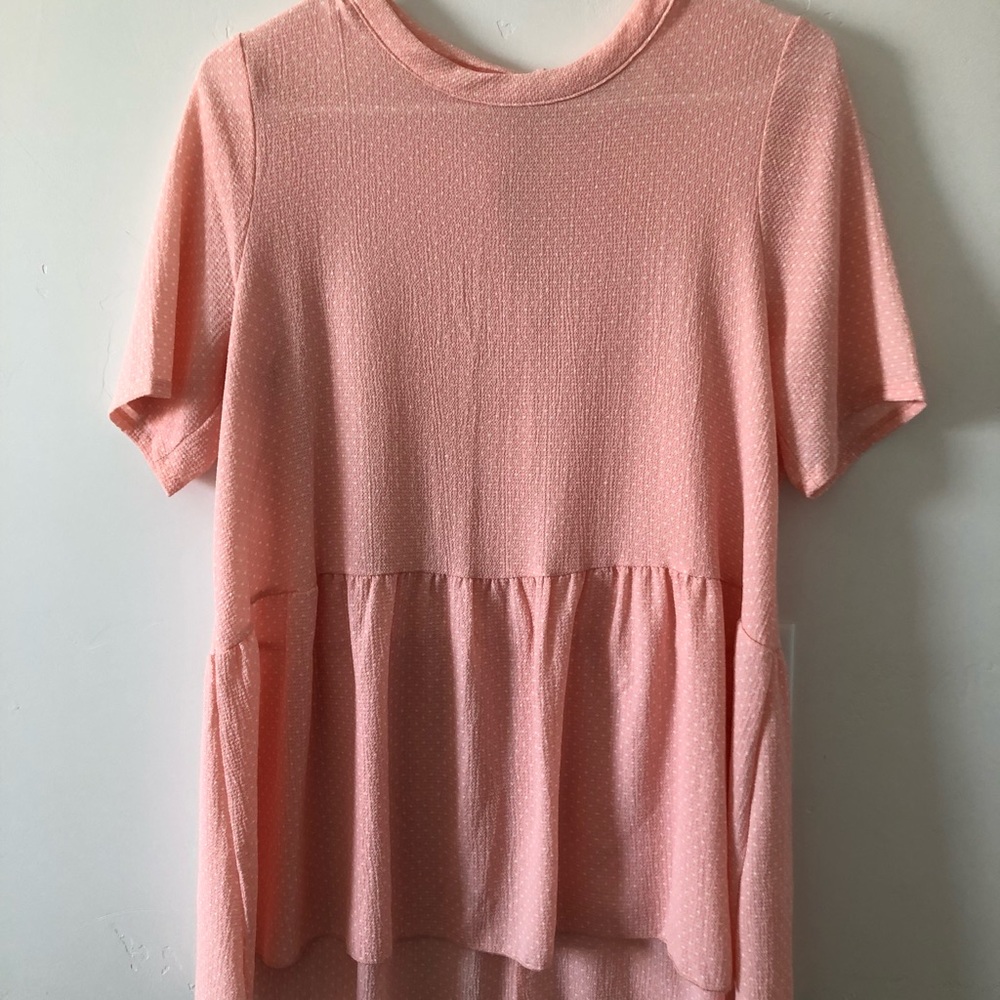 Pink flowy shirt